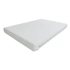 CARESTINO - Colchón Impermeable Para Cuna Corral 104x70x9cm Blanco