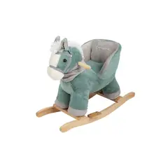 CARESTINO - Mecedor Peluche Caballo Verde