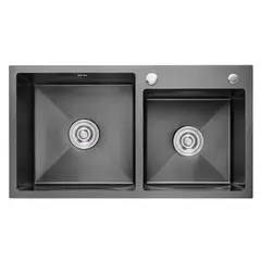 OEM - Lavaplatos Dekora 68X38Cm Plomo 2Mm Empotrar Sobre O Bajo Cubierta