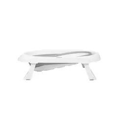 CARESTINO - Tina Plegable con Soporte Ipanema Gris