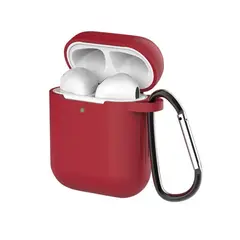 GENERICO - Funda Silicona Para Airpods 1 2 / Vino