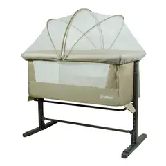 BEBESIT - Cuna Colecho con Mosquitero MySide LX Beige