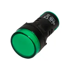 GENERICO - Luz Piloto LED Monoblock 16mm 220V Color Verde