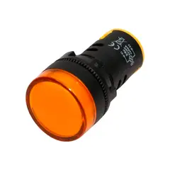 GENERICO - Luz Piloto LED Monoblock 16mm 220V Color Ambar