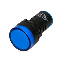 GENERICO - Luz Piloto LED Monoblock 22mm 220V Color Azul