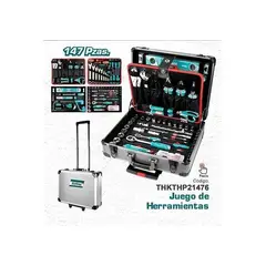 TOTAL TOOLS - SET CAJA HERRAMIENTAS TOTAL 147PZAS THKTHP21476