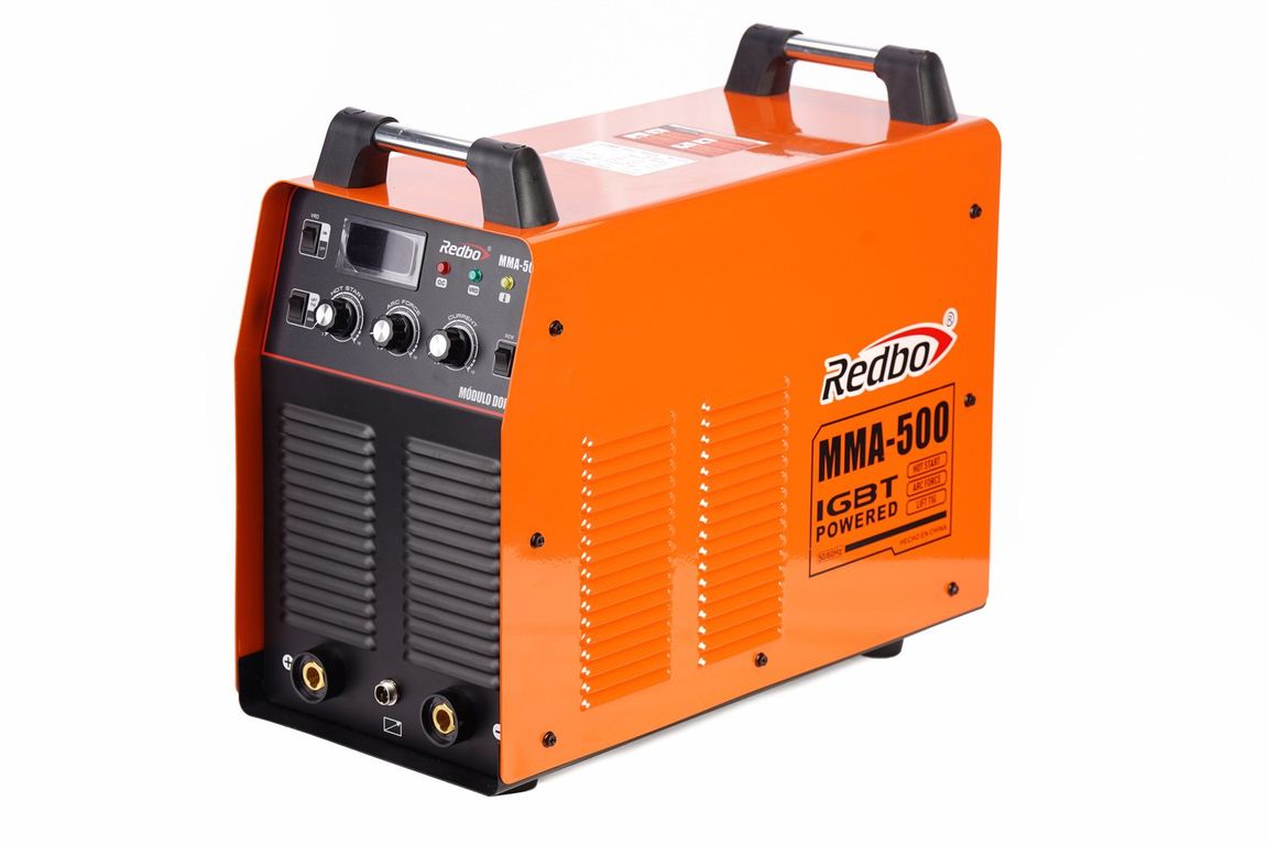 Soldadora Inverter Industrial Trifásica MMA-500 (420A, 380V, IGBT, Función VRD y Ajuste Manual)