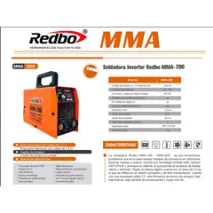 REDBO - Soldadora Inverter MMA-200
