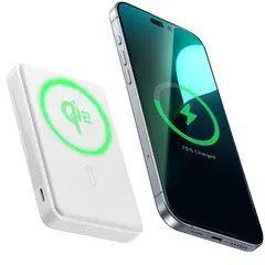 ESR - Bateria Portatil Para iPhone Qi2 10,000 Mah Magnética Blanco