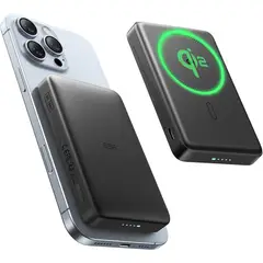 ESR - Bateria Portatil Para iPhone Qi2 5,000 Mah Magnética Negro