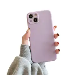 GENERICO - Carcasa Silicona Slim para iPhone 14 Pro / Lila