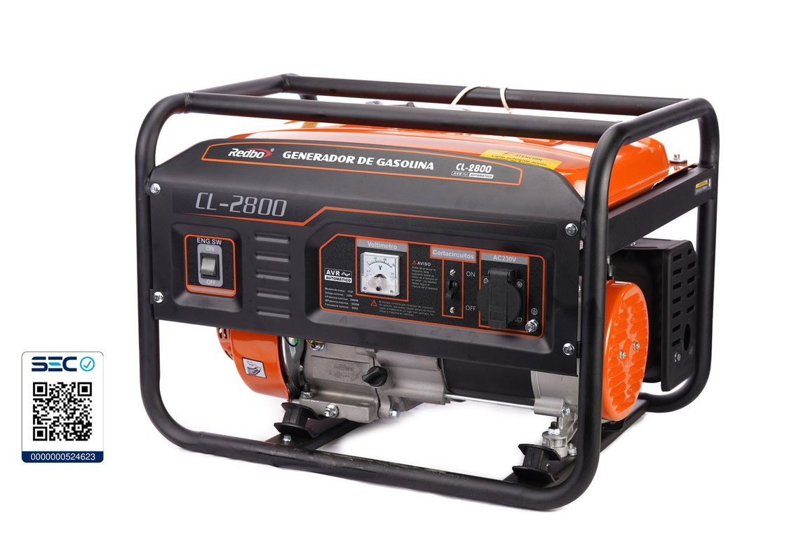 Generador Eléctrico Monofásico CL-2800 (3.0 kW Máx, Motor OHV 212cc)