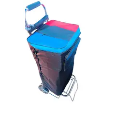 GENERICO - Carro H6 con bolso rojo+azul+negro