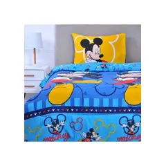 MASHINI - Plumón Infantil Disney Marvel Apto 1 PL Y 1.5 PL mickey blue