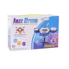 JAZZ DRUM - Mini Batería Musical de Juguete 7 Piezas Para Niños
