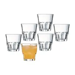 ARCOROC - 12 Vasos Licor 40,5 cc Granity Fabricado en Francia