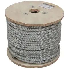GENERICO - Piola De Acero Galvanizado 12 Mm 100 Metros Dicas