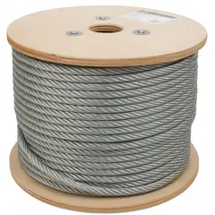 DICAS - Piola De Acero Galvanizado 8 Mm 100 Metros