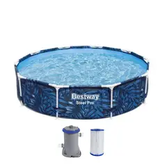 BESTWAY - Piscina Estructural 305 x 66 CM con Bomba 4062 L.