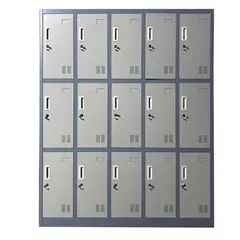 PROCHEF - Locker Casillero Metálico 5 cuerpos 15 puertas