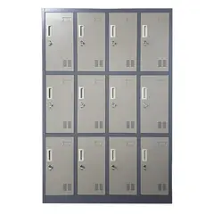 PROCHEF - Locker Casillero Metálico 4 cuerpos 12 puertas