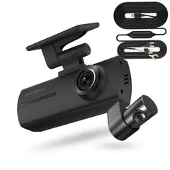 DDPAI - Cámara VHS para Carro 1296P WiFi N1 DUAL Dash Cam + cableado