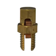 GENERICO - Perno Partido Sin Espiga de Bronce para Cable 3-2 AWG