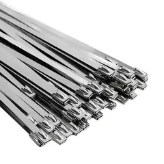 GENERICO - Amarra Acero Inoxidable 550x7.9mm 100 Unidades