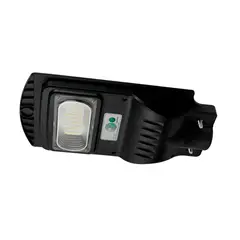 BP - Luminaria Solar 30W Con Sensor y Gancho - Negro