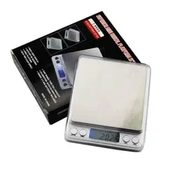 GENERICO - Pesa gramera digital balanza desde 01g hasta 3000g a pila