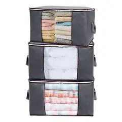 ESHOPANGIE - Pack 3 Bolsas Organizador Almacenamiento De Ropa / Mantas