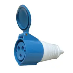 GENERICO - Enchufe Industrial Hembra Volante 2P+T 32A 220V IP44