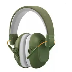 MUNDO MAGIA - Audífonos Color Verde Militar Antiruido Para Niños Autismo