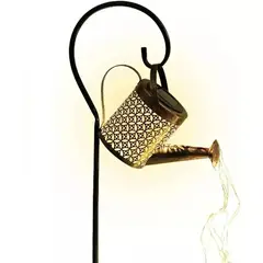 MUNDO MAGIA - Regadera Solar Hueca Agua Led Impermeable