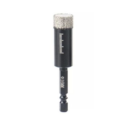 Broca Punta De Diamante Perforación De Cerámica Y Vidrio 16mm