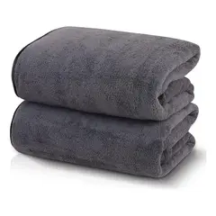 CASA NEROLA - Set De 2 Toallas Grande De Baño Toallon 100 x 140 Cm Microfibra