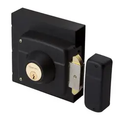 OISTER - Cerradura de Sobreponer 112 Caja Metálica Negra