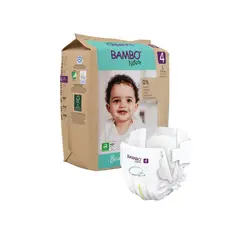 BAMBO NATURE - Pañal Ecológico Eco-friendly 4 x 24 unidades
