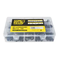 SUNTECH - PACK UNION RECTA Y UNION TEE TECALAN EN MM Y PULG - 71 UNID