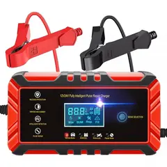 GENERICO - Cargador Batería Inteligente Rápido 12v24v Auto Y Moto