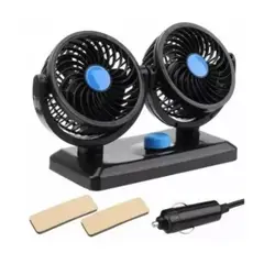 GENERICO - Mini Ventilador Portátil Para Auto 12v° Doble