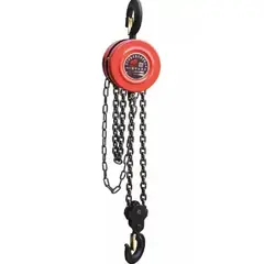 MUNDO MAGIA - Tecle Manual Con Cadena 1 Toneladas X3 Metros