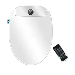 BE BLU - Tapa de WC Asiento Eléctrico Inodoro Inteligente Baño Japonés Térmico