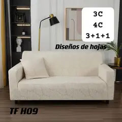 GENERICO - Juego 3-1-1 fundas de sillon texturizada con diseños