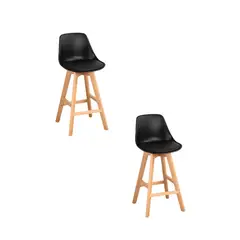 CORI CORI - Pack 2 Taburete Tulip 65cms Negro