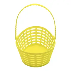 GENERICO - CANASTO PLASTICO HUEVITO 203X165X95CM PASTEL AMARILLO X1UNI