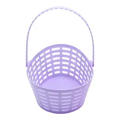 GENERICO - CANASTO PLASTICO HUEVITO 203X165X95CM PASTEL MORADO X1UNI