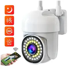 STARTECHOFFICE - Cámara de Seguridad WiFi Monitoreo 360° Full HD 110° Visión Detección
