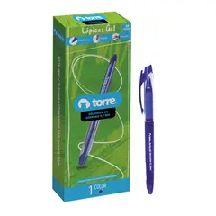 TORRE - Bolígrafo Gel Borrable Azul x10ud
