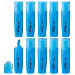 DELI - PACK DE 10 DESTACADORES AZUL